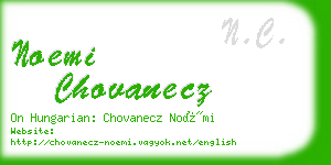 noemi chovanecz business card